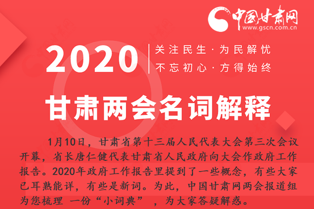 2020甘肅兩會|漲知識！政府工作報告23個新名詞，最全解釋來了