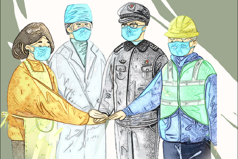 手繪長(zhǎng)圖|甘肅戰(zhàn)“疫”故事，“硬核”之下的溫情