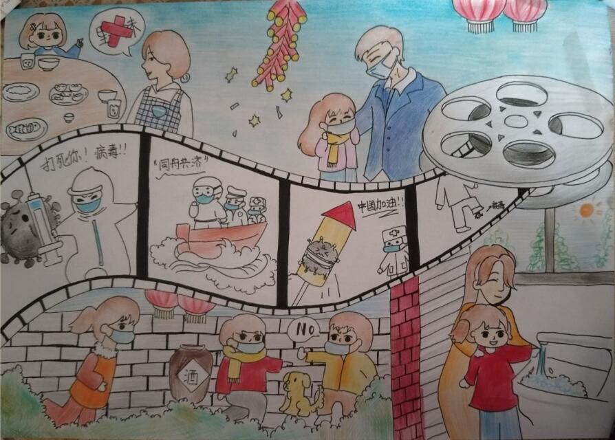 “疫情當(dāng)前，孩子們有‘畫’說”作品展播（三十七）