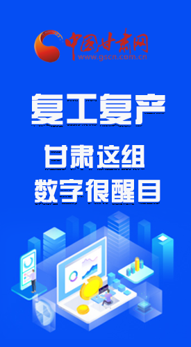 圖解|甘肅復(fù)工復(fù)產(chǎn)有多拼，看看這組數(shù)字就知道了 