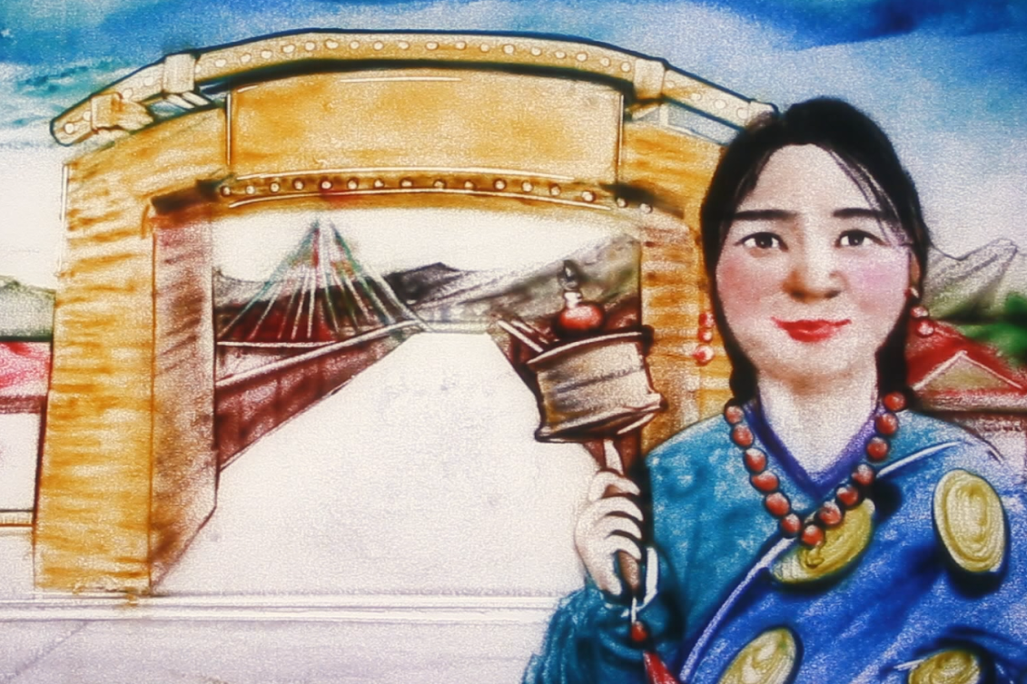 沙畫|奮力追夢！2020決戰(zhàn)脫貧攻堅(jiān)“甘肅卷”