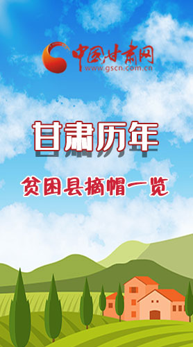 長(zhǎng)圖|75→0，一圖回顧甘肅貧困縣摘帽時(shí)間