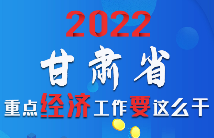 【甘快看·圖解】速覽！2022甘肅省重點(diǎn)經(jīng)濟(jì)工作要這么干！
