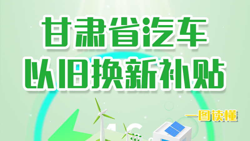 海報|重大利好！甘肅省汽車以舊換新補貼來了