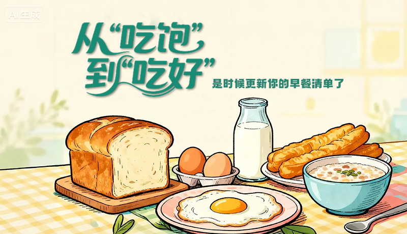 長圖|從“吃飽”到“吃好” 是時候更新你的早餐清單了